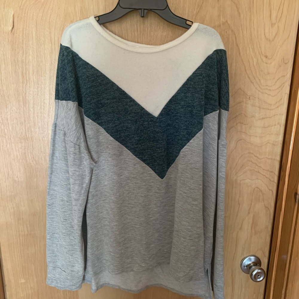 Color block sweater